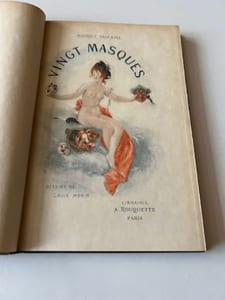 Vingt Masques. Dessins de Louis Morin.