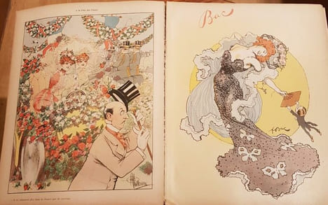 L'ALBUM. Aquarelles et Dessins inédits. Albert Guillaume - Ferdinand Bac - Charles Huard - H. Gerbault - Caran d'Ache.. PUECH (Lucien). -