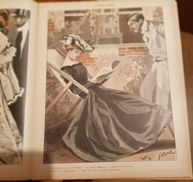 L'ALBUM. Aquarelles et Dessins inédits. Albert Guillaume - Ferdinand Bac - Charles Huard - H. Gerbault - Caran d'Ache.. PUECH (Lucien). -
