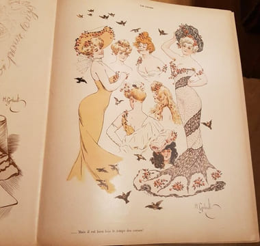 L'ALBUM. Aquarelles et Dessins inédits. Albert Guillaume - Ferdinand Bac - Charles Huard - H. Gerbault - Caran d'Ache.. PUECH (Lucien). -