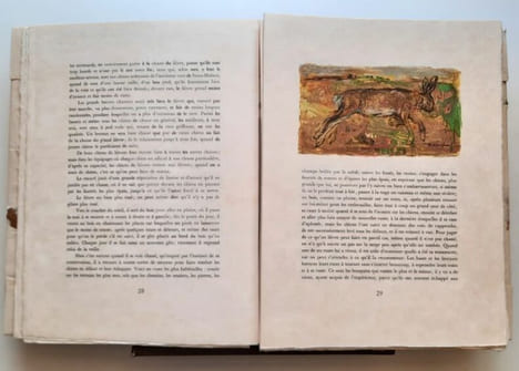 La Chasse. Présentation de M. Genevoix. Illustrés de compositions originales gravées sur bois de Jean COMMÈRE. . CLAMART (J. A). -
