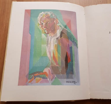 Jacques Villon ou L'Art glorieux. Construit un tableau un épi, une rose un visage, un sein nu.. ÉLUARD (Paul), JEAN (René). -
