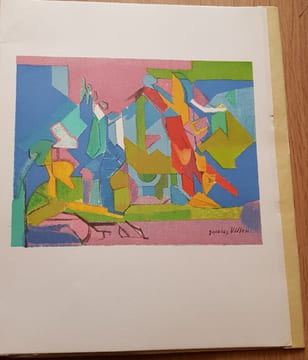 Jacques Villon ou L'Art glorieux. Construit un tableau un épi, une rose un visage, un sein nu.. ÉLUARD (Paul), JEAN (René). -