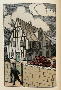 La Maison du retour écoeurant. Décorations de Georges Braun.
