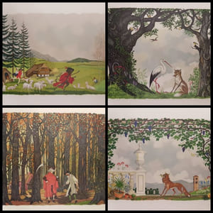 Fables. Illustrations de Henry Lemarié.