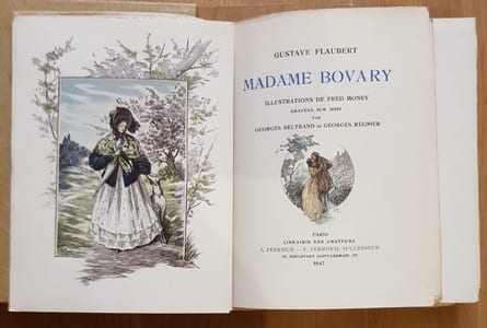 Madame Bovary. Illustrations de Fred Money gravées sur bois par Georges Beltrand et Georges Régnier.