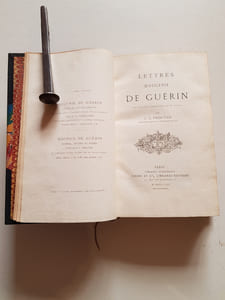 Lettres d'Eugénie de Guérin. Publiées avec l'assentiment de sa famille par G. S. Trébutien.