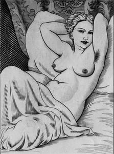 La Nichina. Burins originaux de Pierre Dubreuil.
