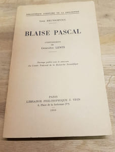 Blaise Pascal. Avertissement de Geneviève Lewis.