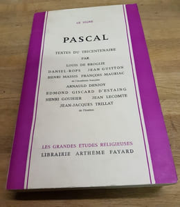 Pascal. Textes du tricentenaire.