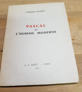 Pascal et l'homme moderne.