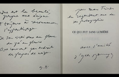 Ce qui fut sans lumière.. BONNEFOY (Yves).