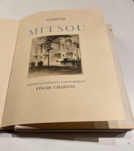 Mitsou. Vingt-six eaux-fortes et pointes sèches d'Edgar Chahine.