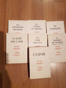 Oeuvres complètes. 1. La Condition humaine, 2. Le temps du mépris, 3. L'espoir, . Les conquérants. 5. La tentation de l'Occident - Royaume farfelu - ...