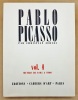Pablo Picasso Vol. 1. Oeuvres de 1895 à 1906. Christian Zervos - Pablo Picasso.