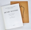 Henri Matisse  : Catalogue raisonné de l'Oeuvre Gravé. Marguerite DUTHUIT-MATISSE,Georges DUTHUIT