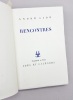 Rencontres.. GIDE André