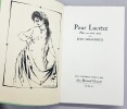 Pour Lucrèce.. GIRAUDOUX Jean