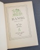 Bambi: A Life in the Woods. SALTEN, Felix