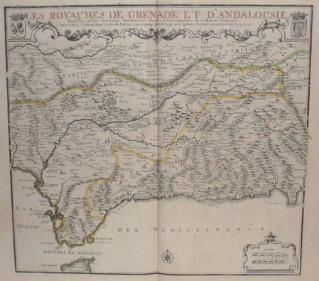  [ESPAGNE] Les royaumes de Grenade et d'Andalousie.. FER (Nicolas de);