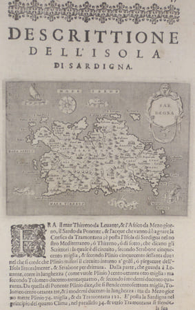  [SARDAIGNE] Descrittione dell'isola di Sardigna.. PORCACCHI (Tommaso);