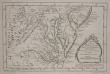  Carte de la Virginie, de la baye Chesapeack, et pays voisins.. BELLIN (Jacques-Nicolas);