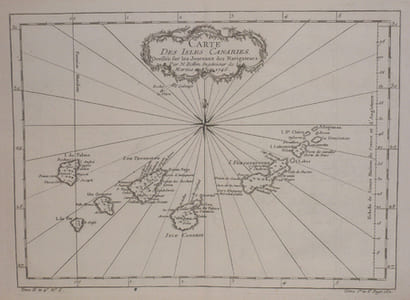  [CANARIES] Carte des isles Canaries.