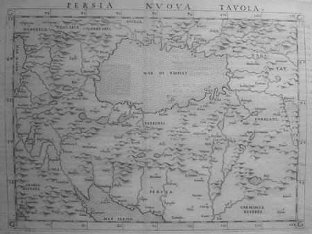  [PERSE] Persia nuova tavola.. PTOLEMEE (Claude) & RUSCELLI (Girolamo).