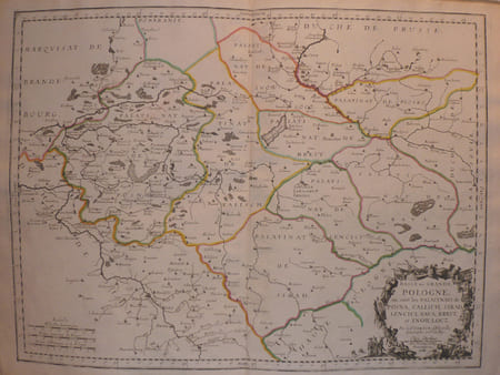  Basse ou Grande Pologne o&ugrave; sont les palatinats de Posna, Calisch, Sirad, Lencici, Rava, Brest, et Inowlocz.. SANSON d'ABBEVILLE (Nicolas);