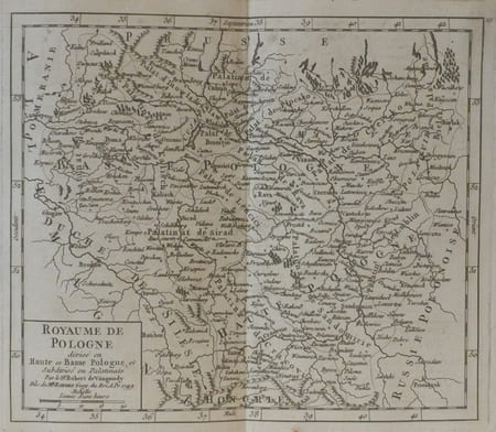  Royaume de Pologne.. ROBERT de VAUGONDY (Didier);