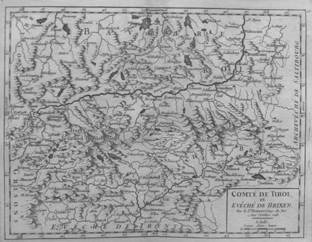  [TYROL] Comt&eacute; de Tirol et &eacute;v&ecirc;ch&eacute; de Brixen.. ROBERT de VAUGONDY (Didier);