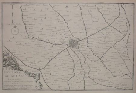  [MILANAIS] Les environs de Milan.. FER (Nicolas de);