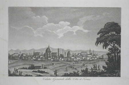  [FLORENCE] Veduta generale della citt&agrave; di Firenze.. GANDINI (Francesco);