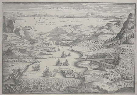  [DARDANELLES] Veue des Dardanelles de Constantinople.. FER (Nicolas de);