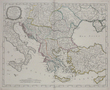  Carte de l'empire de Turquie en Europe.. BOURGOIN (Pierre);