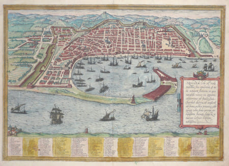  [MESSINE] Messana urbs est Sicilie maxima.. BRAUN (Georg);HOGENBERG (Frans);