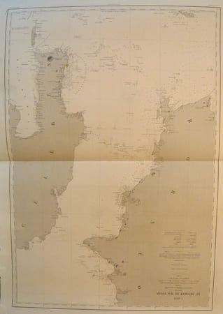  [INDONESIE] Carte du d&eacute;troit de Macassar.. DEPOT des CARTES et PLANS de la MARINE.