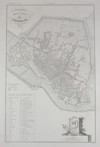  [FERRARA] Pianta della città di Ferrara.