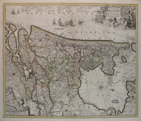 [HOLLANDE] Comitatus Hollandiae tabula.. ALLARD (Carel);
