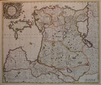  [LETTONIE/ESTONIE] Tabula ducatuum Livoniae et Curlandiae.
