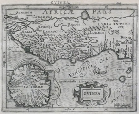  [GUINEE] Guinea.. MERCATOR (Gerard) & HONDIUS (Jodocus).