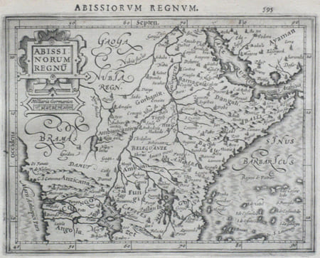  [ETHIOPIE] Abissinorum regnu.. MERCATOR (Gerard) & HONDIUS (Jodocus).