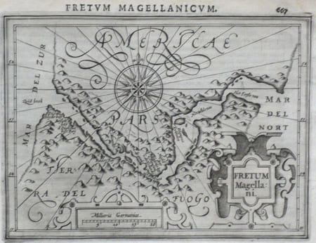  [DETROIT DE MAGELLAN] Fretum Magellani.. MERCATOR (Gerard) & HONDIUS (Jodocus).