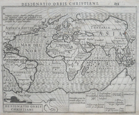  Designatio orbis christiani.. MERCATOR (Gerard);HONDIUS (Jodocus);