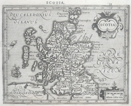  [ECOSSE] Scotia.. MERCATOR (Gerard) & HONDIUS (Jodocus).