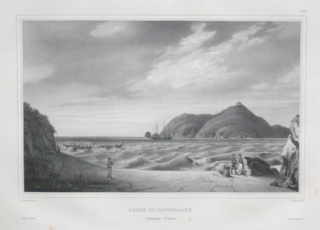  [NOUVELLE-ZELANDE] L'Anse de l'Astrolabe (Nouvelle-Z&eacute;lande).. DUMONT D'URVILLE (Jules-S&eacute;bastien-C&eacute;sar) & SAINSON (Louis-Auguste de).