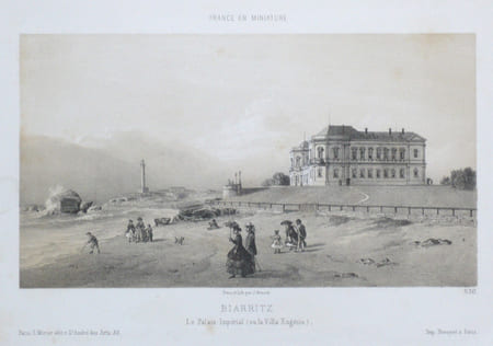  [PAYS BASQUE] Biarritz - Le Palais Imp&eacute;rial (ou la villa Eug&eacute;nie).. ARNOUT (Jules);