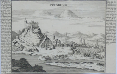  [SLOVAQUIE] Presburg.. BODENEHR (Gabriel);