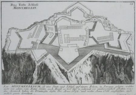  [MONTMELIAN] Das veste Schloss Montmelian.. BODENEHR (Gabriel);