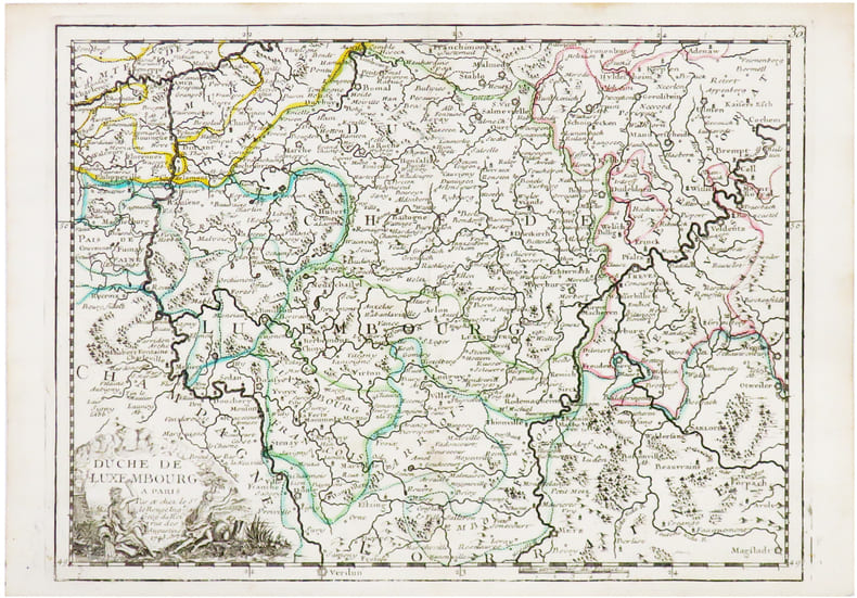  [LUXEMBOURG] Duch&eacute; de Luxembourg.. LE ROUGE (Georges-Louis).